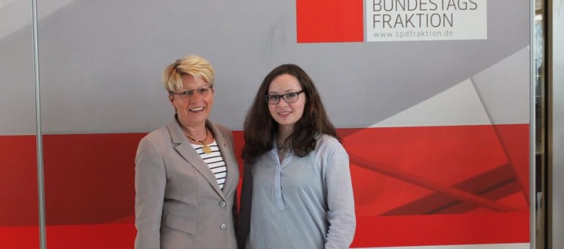 Jule Marie Muck aus Malsch beim Girls‘ Day im Bundestag