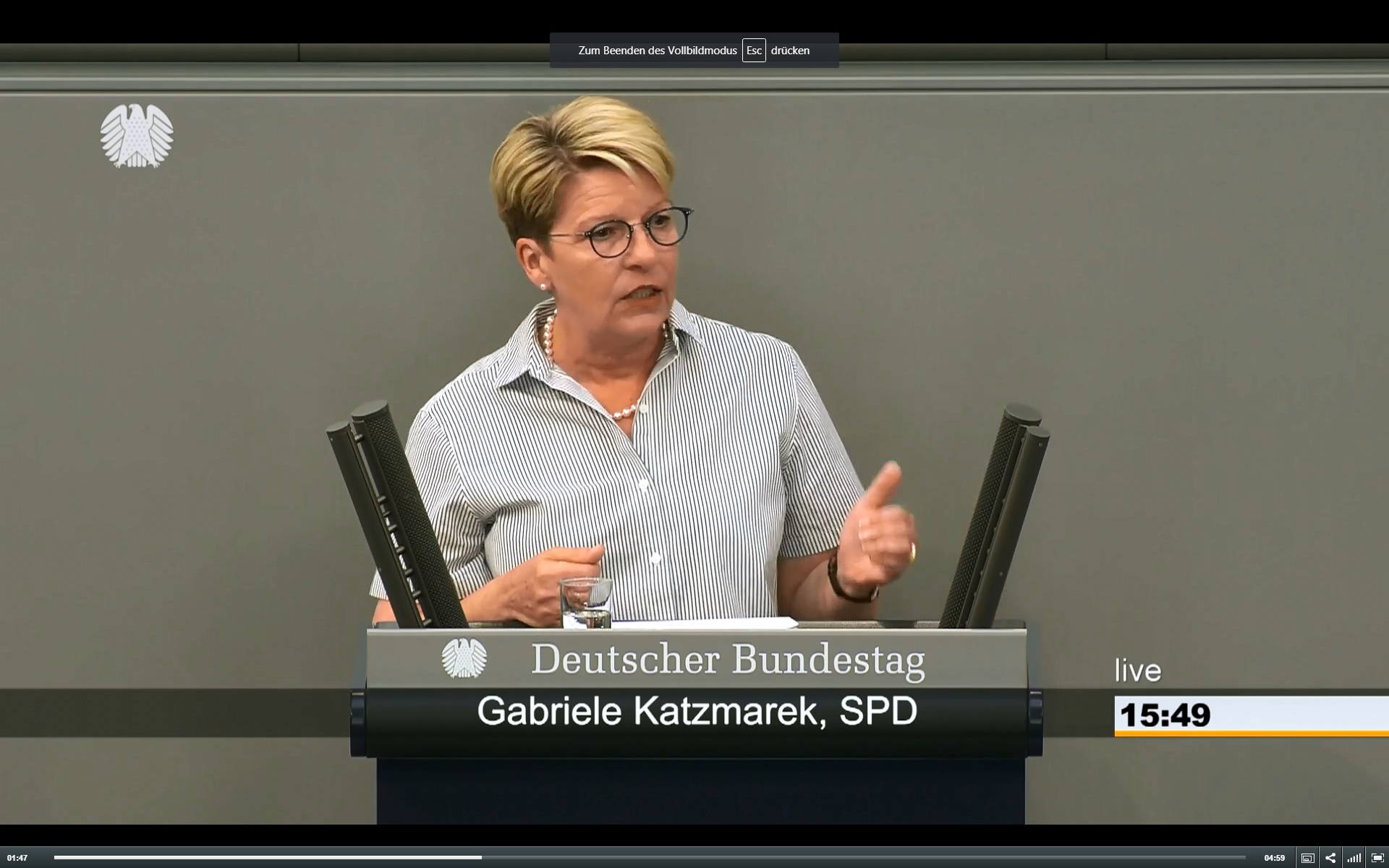 Rede im Bundestag zur Meisterpflicht in bestimmten Berufen
