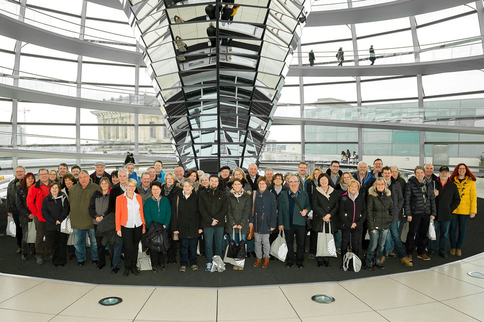 Engagierte Bürgerinnen und Bürger aus Rastatt und Baden Baden auf Einladung in Berlin