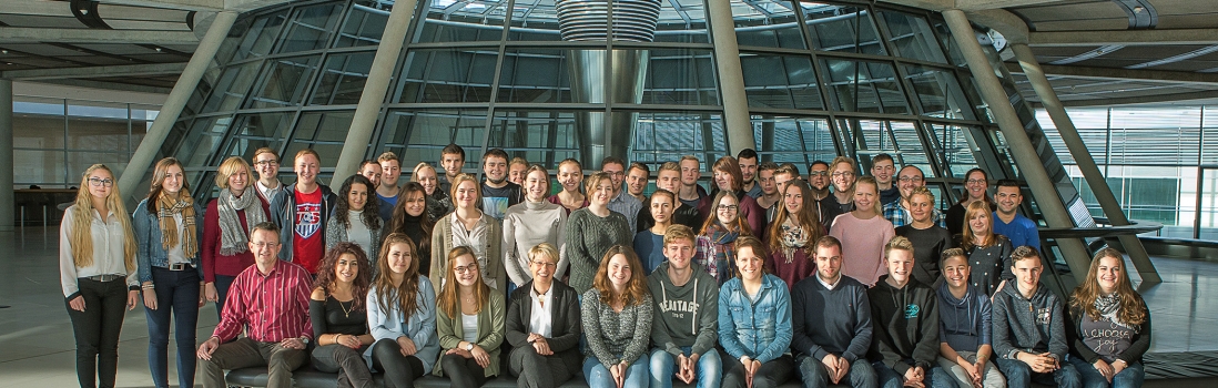 50 junge Engagierte zu Besuch in Berlin