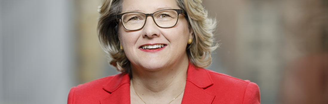 Bundesumweltministerin Svenja Schulze kommt am 14. August nach Rastatt
